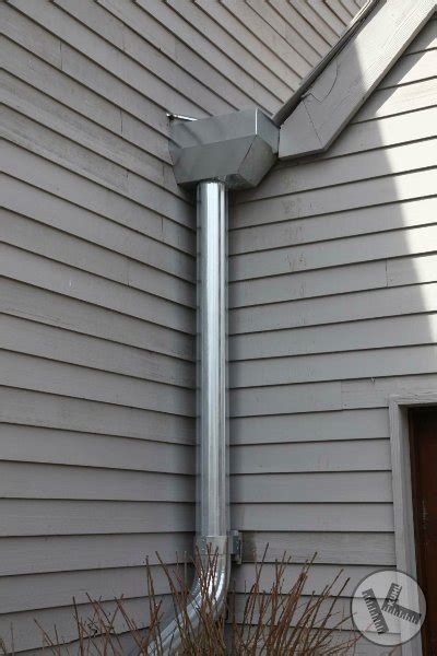 extra large gutters and downspouts.